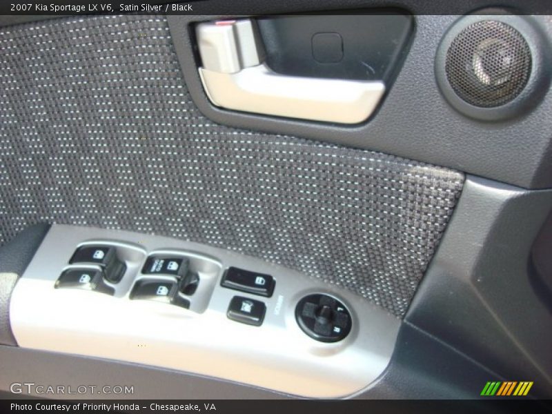 Satin Silver / Black 2007 Kia Sportage LX V6