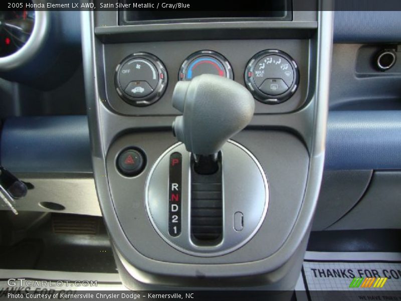 Satin Silver Metallic / Gray/Blue 2005 Honda Element LX AWD