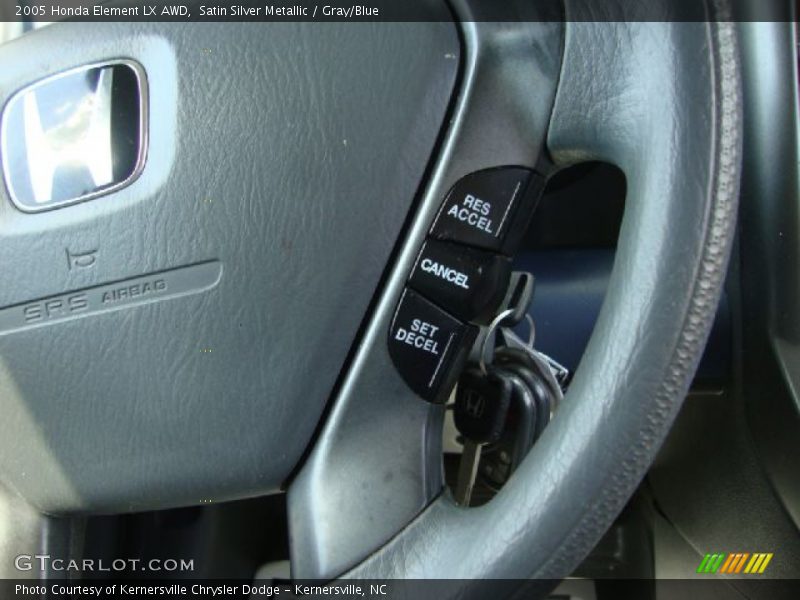 Satin Silver Metallic / Gray/Blue 2005 Honda Element LX AWD