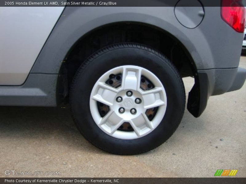 Satin Silver Metallic / Gray/Blue 2005 Honda Element LX AWD