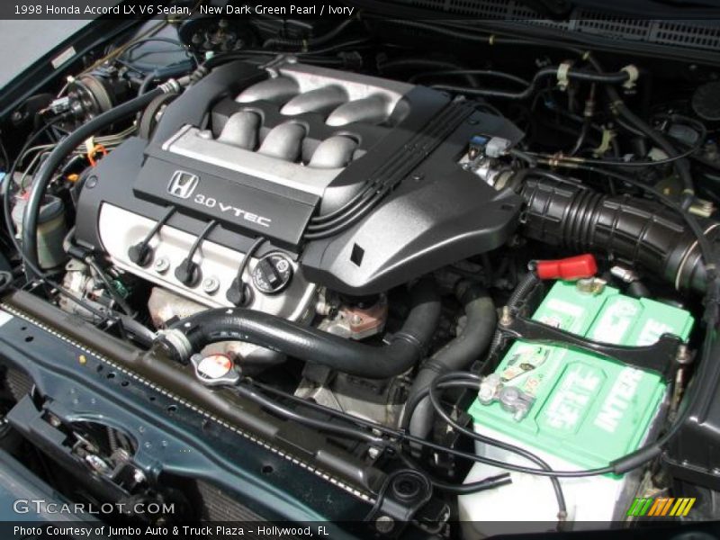  1998 Accord LX V6 Sedan Engine - 3.0L SOHC 24V VTEC V6