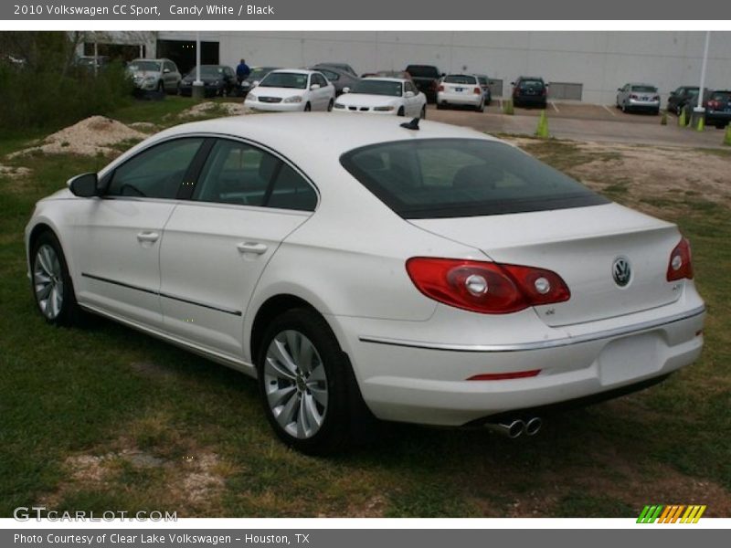 Candy White / Black 2010 Volkswagen CC Sport