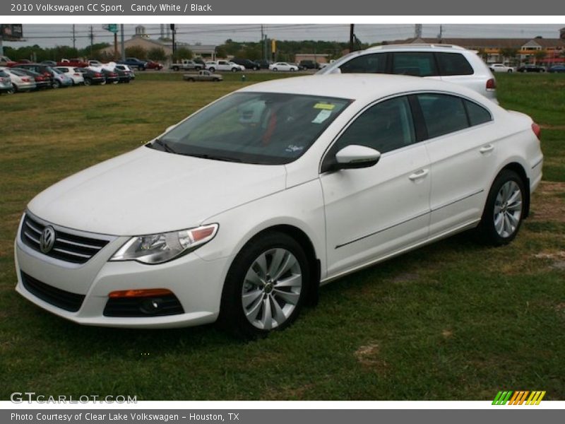 Candy White / Black 2010 Volkswagen CC Sport