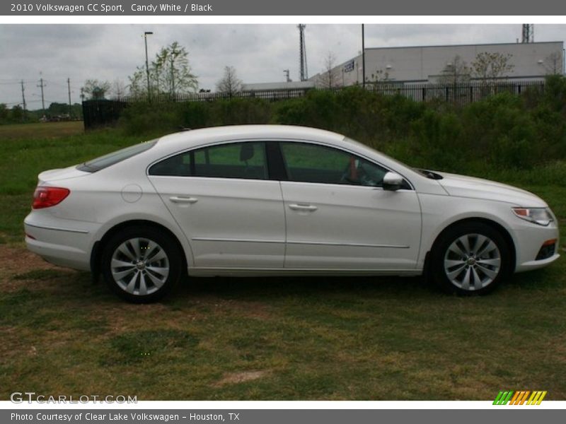 Candy White / Black 2010 Volkswagen CC Sport