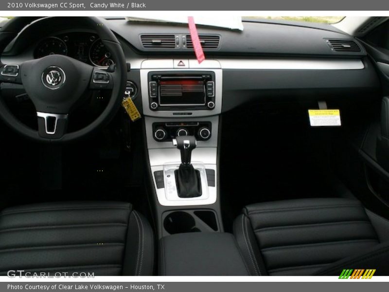 Candy White / Black 2010 Volkswagen CC Sport