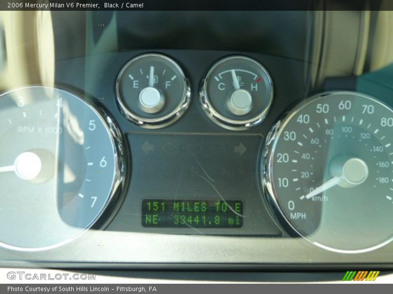 Black / Camel 2006 Mercury Milan V6 Premier