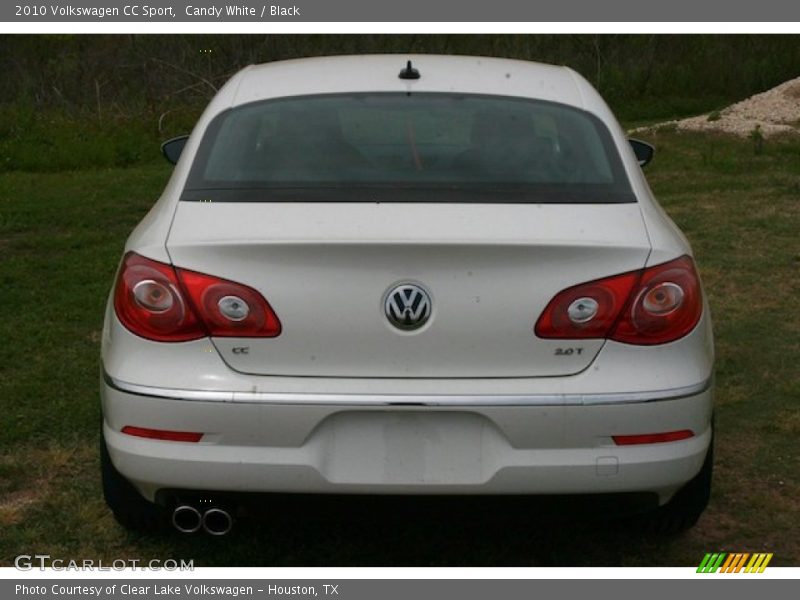 Candy White / Black 2010 Volkswagen CC Sport