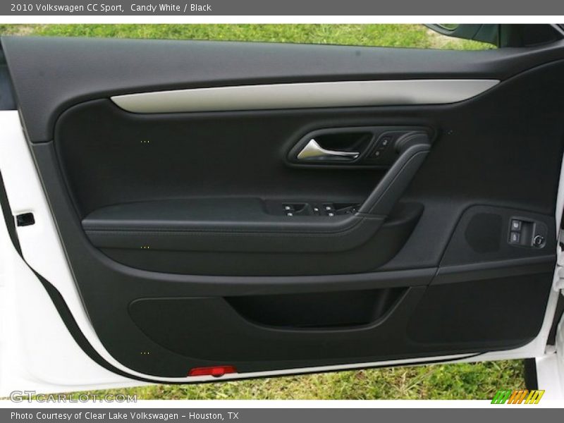 Candy White / Black 2010 Volkswagen CC Sport