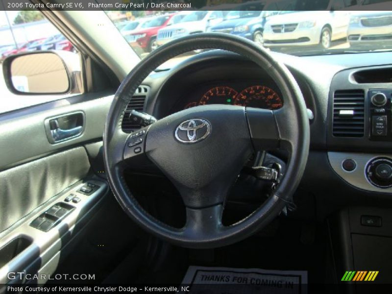 Phantom Gray Pearl / Dark Charcoal 2006 Toyota Camry SE V6