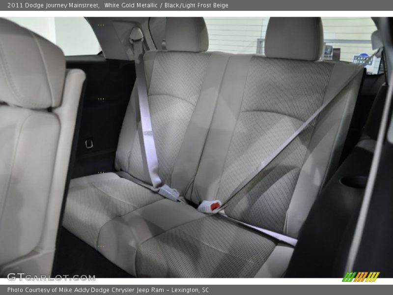 White Gold Metallic / Black/Light Frost Beige 2011 Dodge Journey Mainstreet