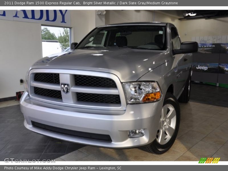 Bright Silver Metallic / Dark Slate Gray/Medium Graystone 2011 Dodge Ram 1500 Express Regular Cab