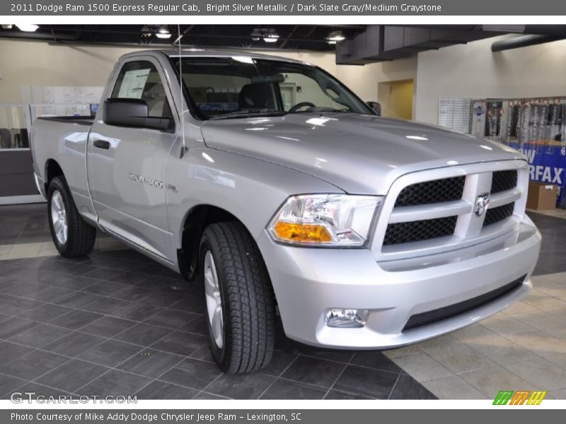 Bright Silver Metallic / Dark Slate Gray/Medium Graystone 2011 Dodge Ram 1500 Express Regular Cab