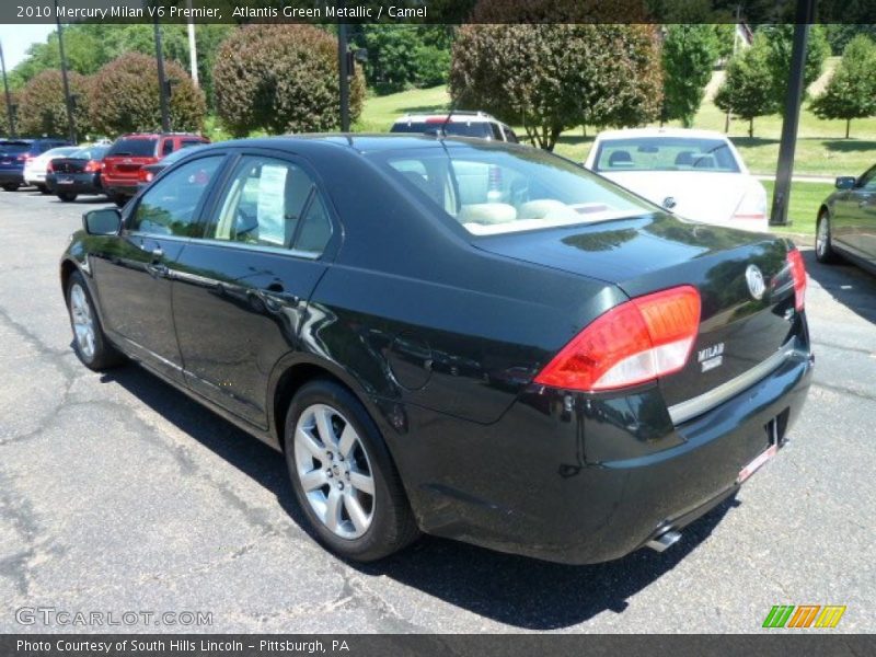 Atlantis Green Metallic / Camel 2010 Mercury Milan V6 Premier