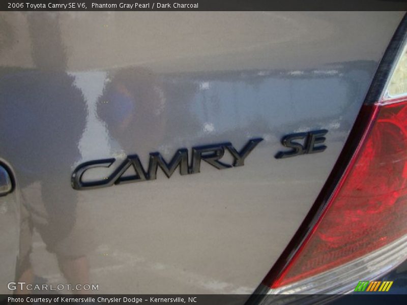 Phantom Gray Pearl / Dark Charcoal 2006 Toyota Camry SE V6