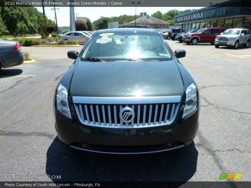 Atlantis Green Metallic / Camel 2010 Mercury Milan V6 Premier