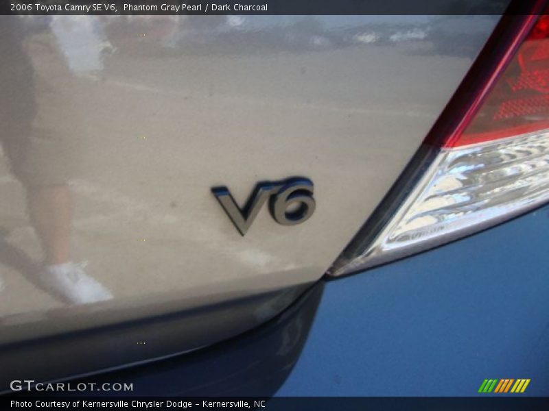 Phantom Gray Pearl / Dark Charcoal 2006 Toyota Camry SE V6