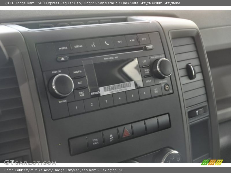 Bright Silver Metallic / Dark Slate Gray/Medium Graystone 2011 Dodge Ram 1500 Express Regular Cab