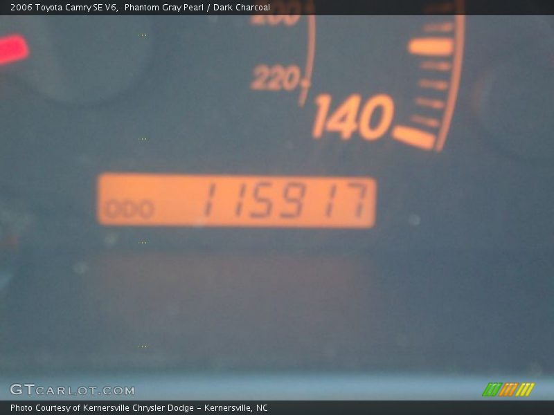 Phantom Gray Pearl / Dark Charcoal 2006 Toyota Camry SE V6