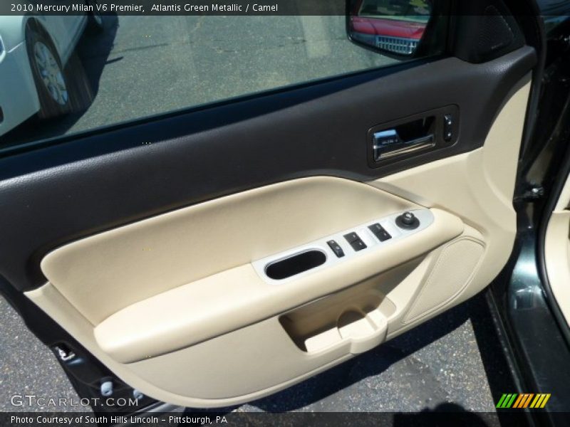 Atlantis Green Metallic / Camel 2010 Mercury Milan V6 Premier