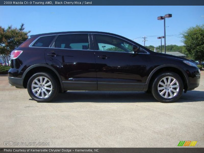 Black Cherry Mica / Sand 2009 Mazda CX-9 Touring AWD