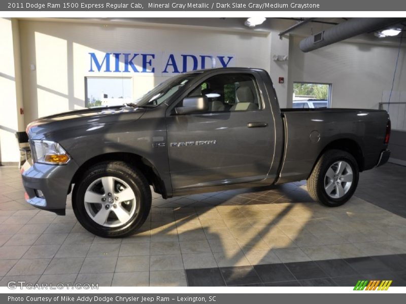 Mineral Gray Metallic / Dark Slate Gray/Medium Graystone 2011 Dodge Ram 1500 Express Regular Cab