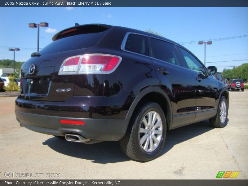 Black Cherry Mica / Sand 2009 Mazda CX-9 Touring AWD