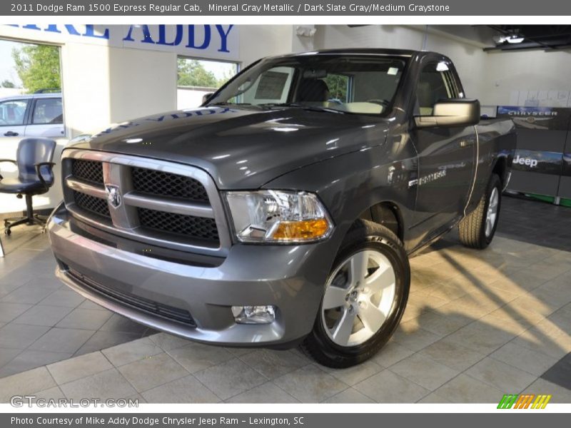 Mineral Gray Metallic / Dark Slate Gray/Medium Graystone 2011 Dodge Ram 1500 Express Regular Cab