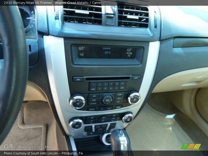 Atlantis Green Metallic / Camel 2010 Mercury Milan V6 Premier
