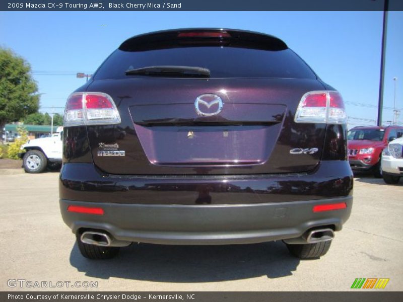 Black Cherry Mica / Sand 2009 Mazda CX-9 Touring AWD