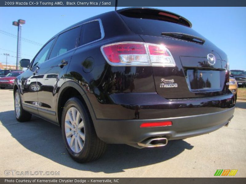 Black Cherry Mica / Sand 2009 Mazda CX-9 Touring AWD
