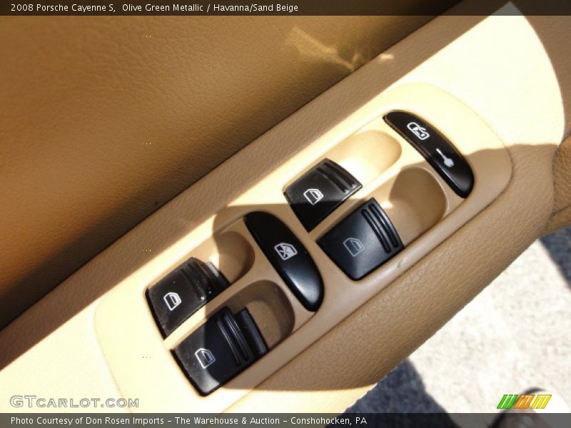 Olive Green Metallic / Havanna/Sand Beige 2008 Porsche Cayenne S