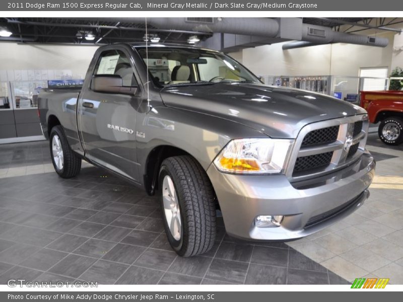 Mineral Gray Metallic / Dark Slate Gray/Medium Graystone 2011 Dodge Ram 1500 Express Regular Cab