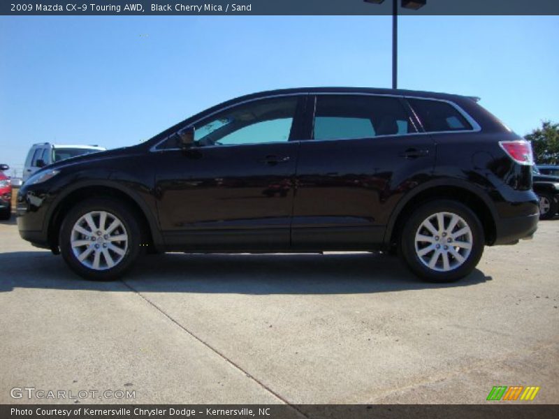 Black Cherry Mica / Sand 2009 Mazda CX-9 Touring AWD