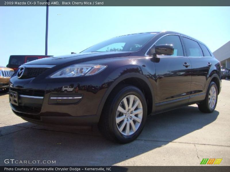 Black Cherry Mica / Sand 2009 Mazda CX-9 Touring AWD