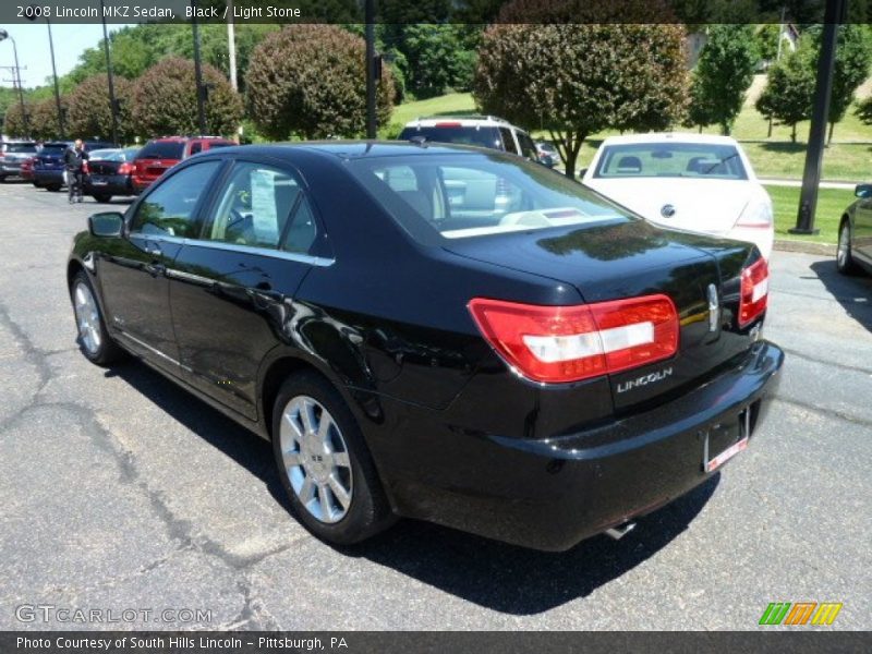Black / Light Stone 2008 Lincoln MKZ Sedan