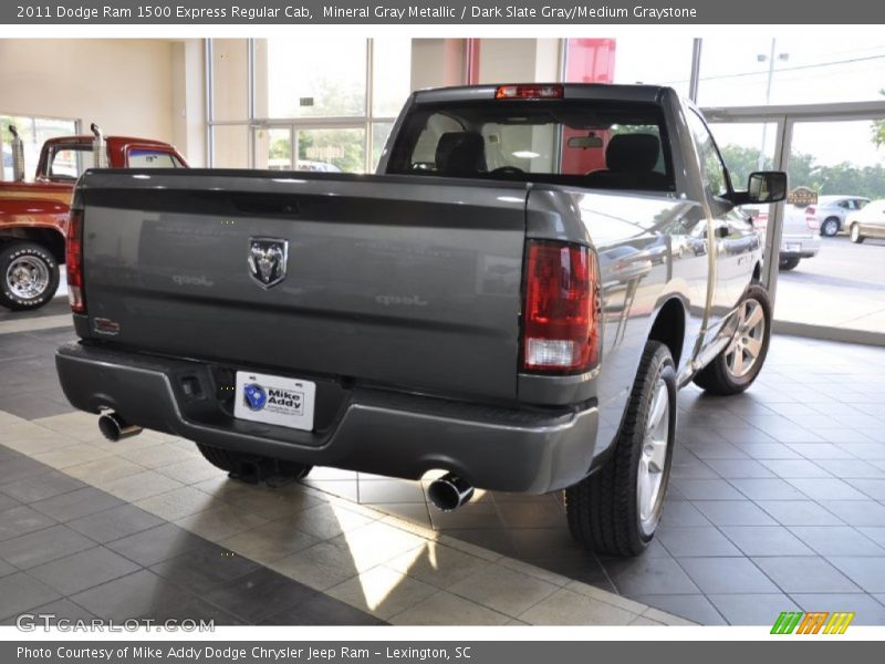 Mineral Gray Metallic / Dark Slate Gray/Medium Graystone 2011 Dodge Ram 1500 Express Regular Cab
