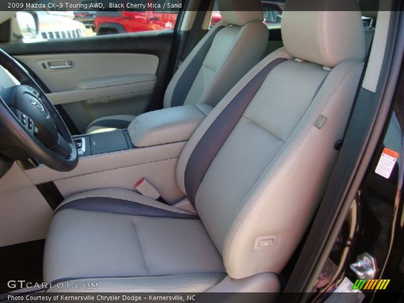 Black Cherry Mica / Sand 2009 Mazda CX-9 Touring AWD