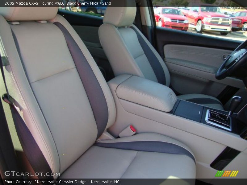 Black Cherry Mica / Sand 2009 Mazda CX-9 Touring AWD