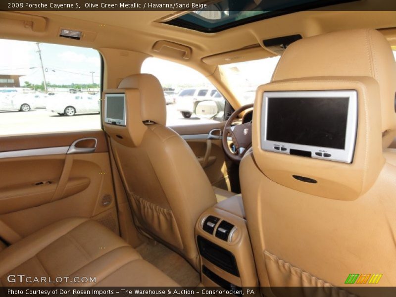 Olive Green Metallic / Havanna/Sand Beige 2008 Porsche Cayenne S