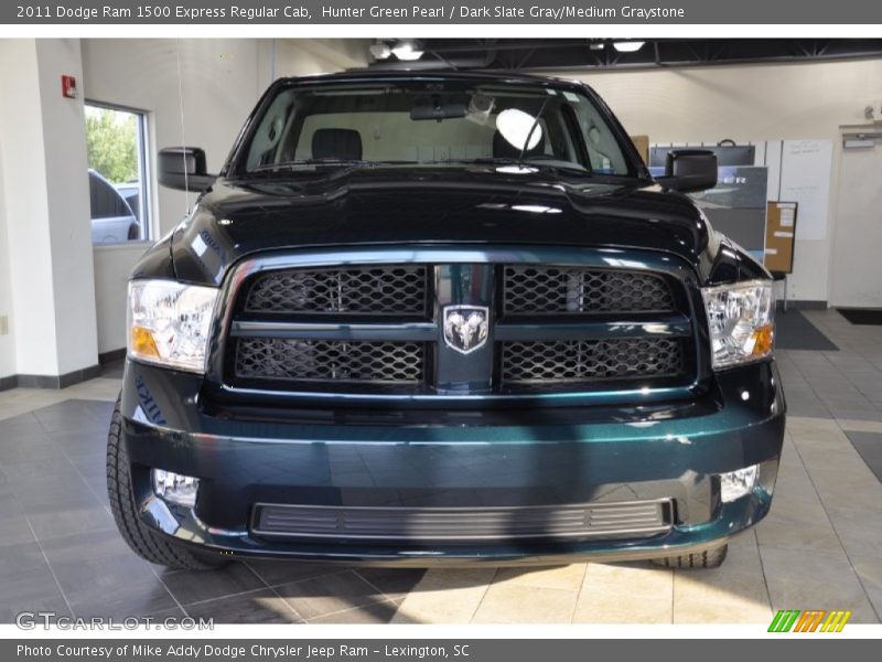 Hunter Green Pearl / Dark Slate Gray/Medium Graystone 2011 Dodge Ram 1500 Express Regular Cab
