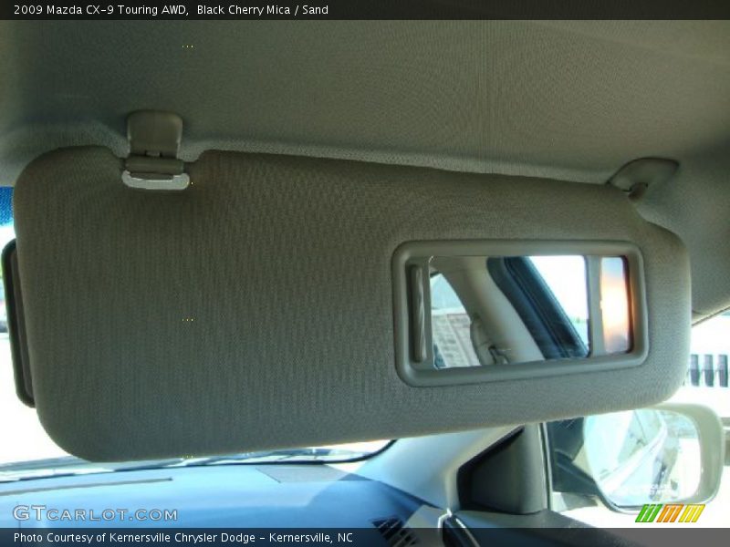 Black Cherry Mica / Sand 2009 Mazda CX-9 Touring AWD