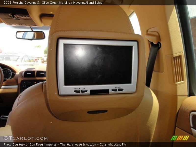 Olive Green Metallic / Havanna/Sand Beige 2008 Porsche Cayenne S