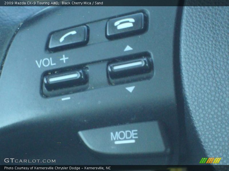 Black Cherry Mica / Sand 2009 Mazda CX-9 Touring AWD