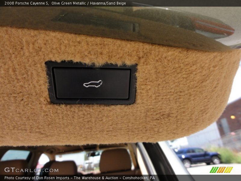 Olive Green Metallic / Havanna/Sand Beige 2008 Porsche Cayenne S