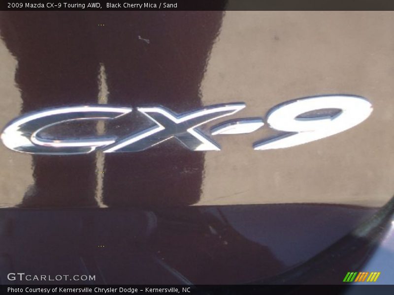 Black Cherry Mica / Sand 2009 Mazda CX-9 Touring AWD