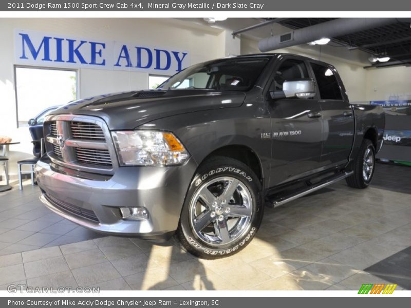 Mineral Gray Metallic / Dark Slate Gray 2011 Dodge Ram 1500 Sport Crew Cab 4x4
