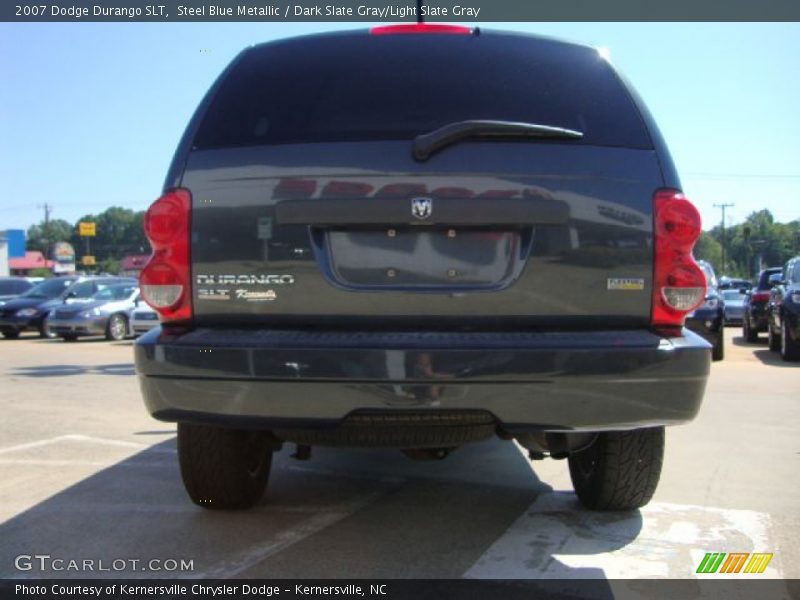 Steel Blue Metallic / Dark Slate Gray/Light Slate Gray 2007 Dodge Durango SLT