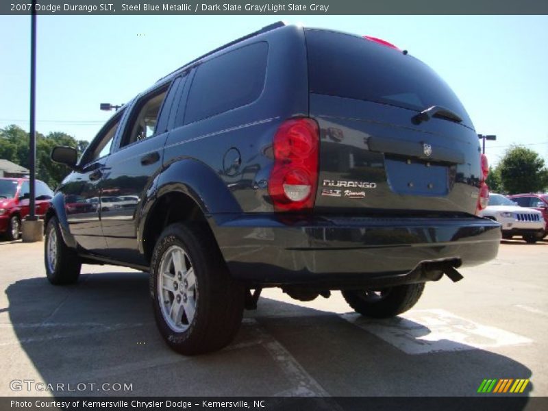 Steel Blue Metallic / Dark Slate Gray/Light Slate Gray 2007 Dodge Durango SLT