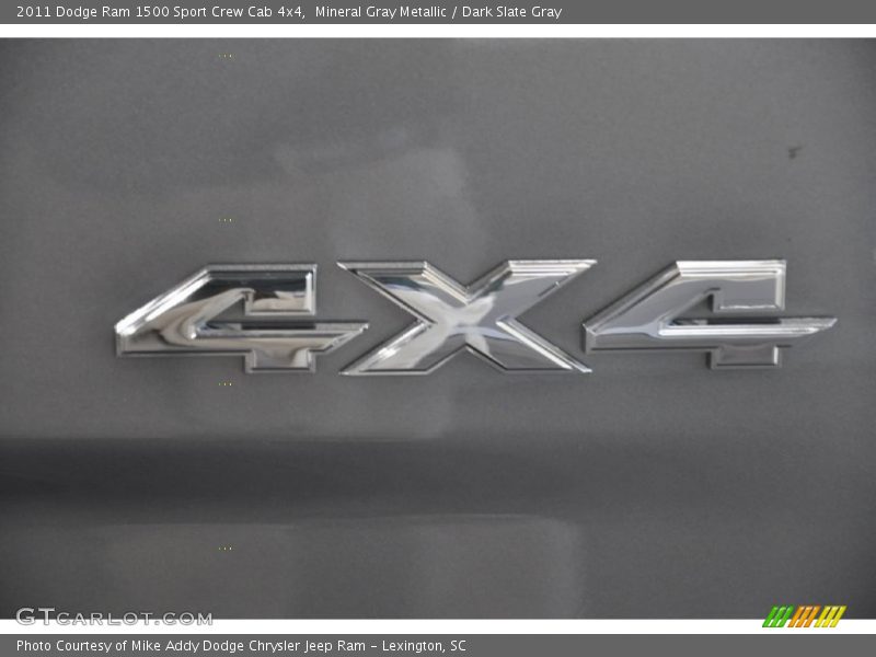 Mineral Gray Metallic / Dark Slate Gray 2011 Dodge Ram 1500 Sport Crew Cab 4x4