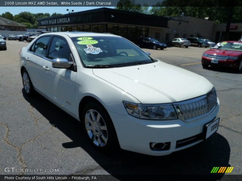 White Suede / Dark Charcoal 2008 Lincoln MKZ AWD Sedan